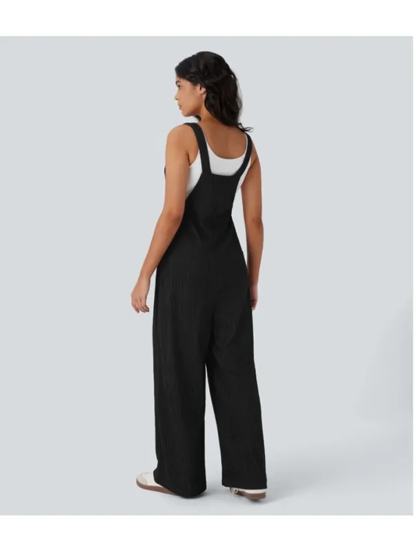 Halara Pockets Casual Overalls Size M - Image 3