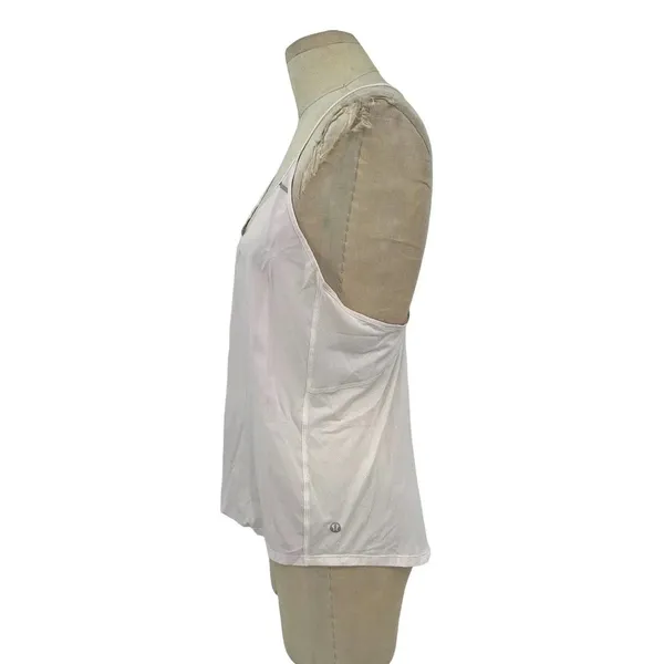 Lululemon Breezy Singlet Tank Top in Pale Pink Size‎ 6 - Image 6