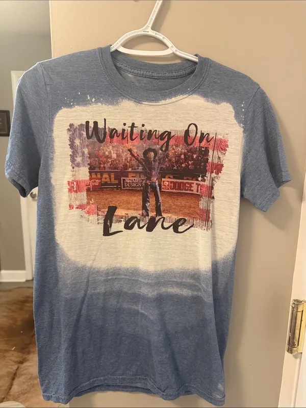 Boutique Western “Waiting On Lane” Graphic Tee Rodeo 8 seconds bull riding - Image 2