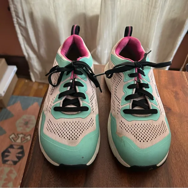 KEEN Utility Sparta II Alloy Toe Work‎ Shoes Sneakers Teal Blue Pink Women's 7 - Image 2