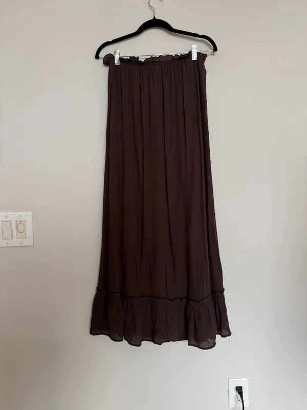 Brown FairyCore long Skirt  - Image 5