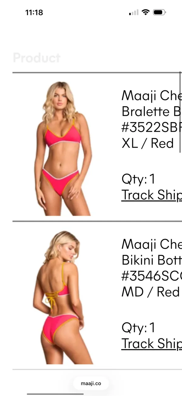 Maaji reversible bikini set - Image 3