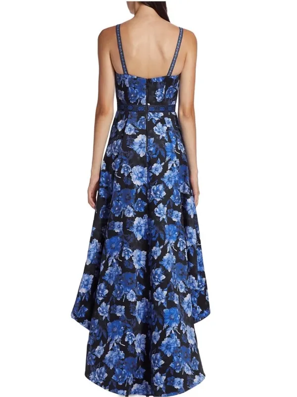 Alice + Olivia Women's Florence High Low Gown 4 - Image 5