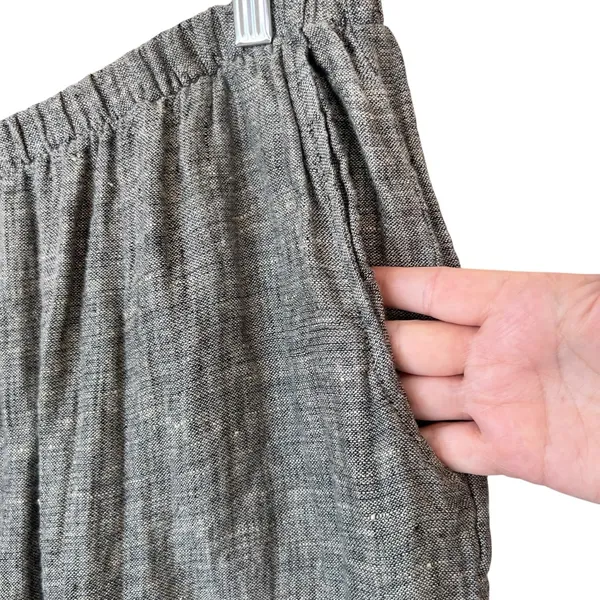 Flax 100% Linen Pull On Pants - Image 4