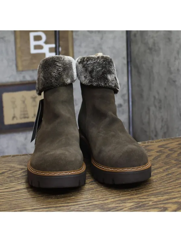 NWT Baretraps Womens Boots Ankle Winter Hiking Boots BT28507 Moss Brown 8M - Image 11