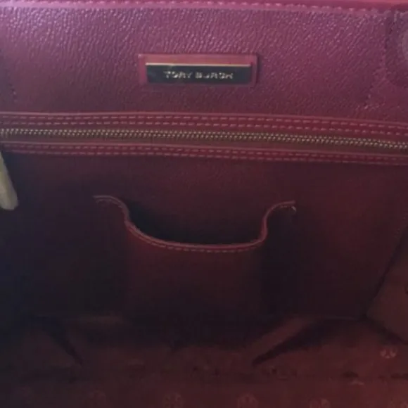 Tory burch Cameron maroon tote - Image 2