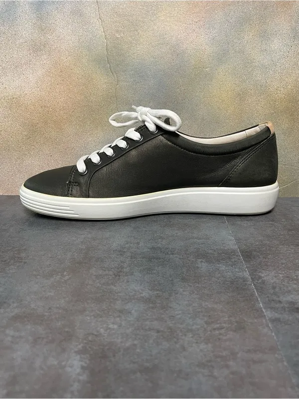 Ecco Soft 7 Women's Deep Green Leather Sneakers Size 10 - Image 15