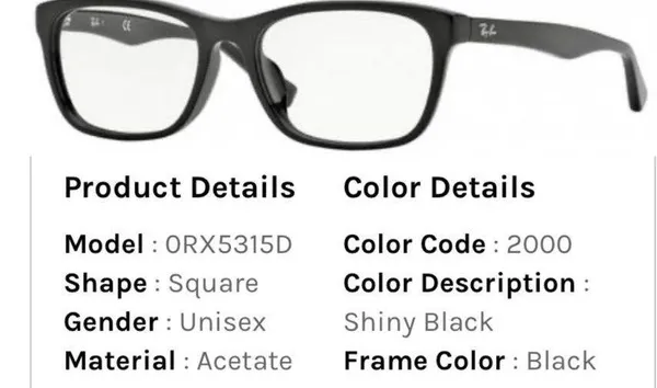 Ray-Ban 5315D 2000 Prescription RX Glasses - Image 8
