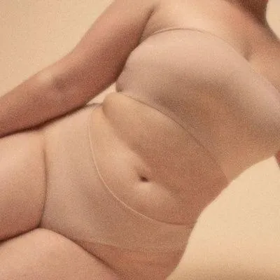 NWT fits everybody bandeau bra clay NUDE - Image 4