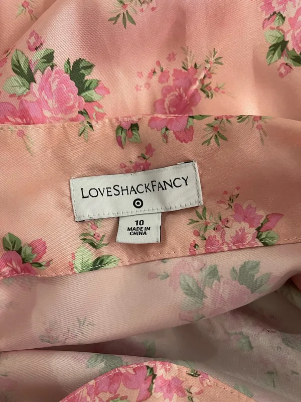 LoveShackFancy x Target Cecile Puff Sleeve Dress - 10 - Image 6