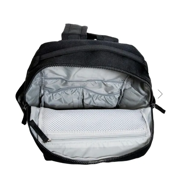 Red Rovr Navy Blue Canvas Backpack Multi Pocket Daily Commuter Bag - Image 4
