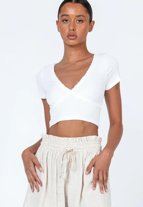 Princess Polly Sanjana Top in White - Image 2