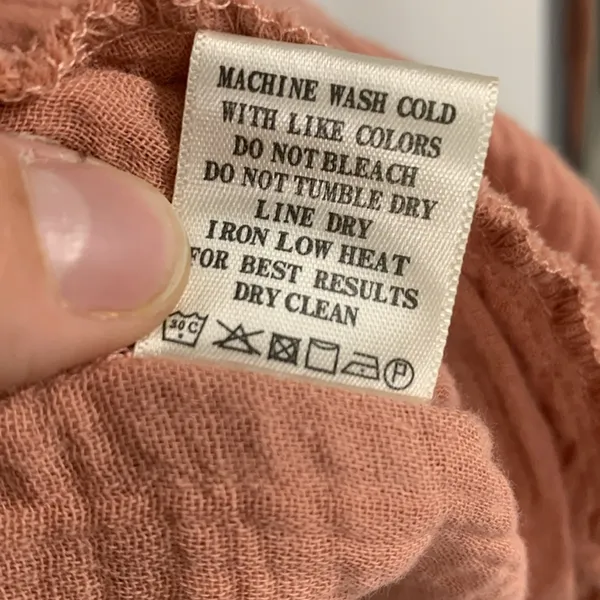 Vestique 100% Cotton Orange/Rust Romper Size M - Image 7