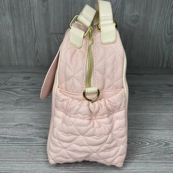 Betsey Johnson purse / lunch bag rabbit bunny rhinestone bag - Image 3