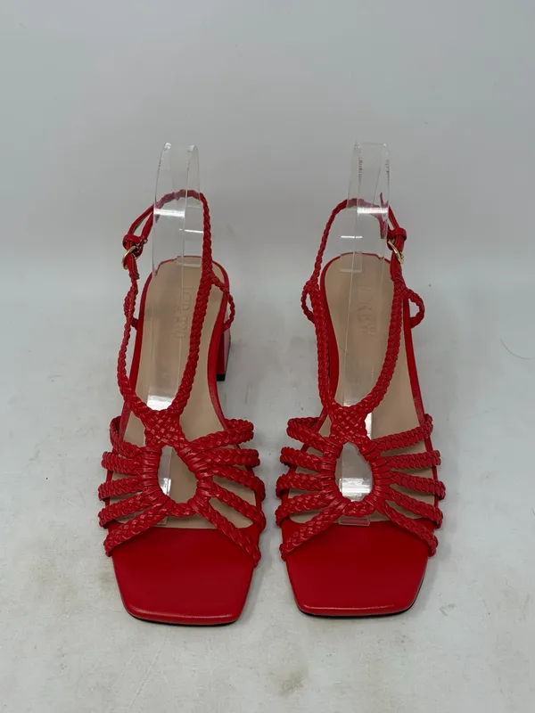 J. Crew Leather Layne Braided Sandals Size 8.5 - Image 3