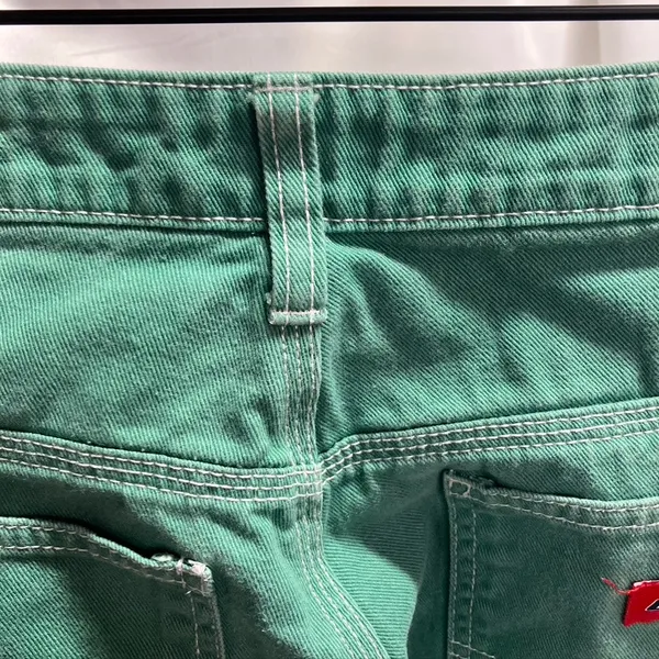 Dickies Carpenter‎ Pants Juniors 1/25 Green Cargo Utility Grunge Mid-Rise - Image 14