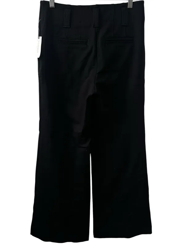 Anthropologie Maeve The Naomi Ponte Wide-Leg Flare Pants in Black Size 28 NWT - Image 7