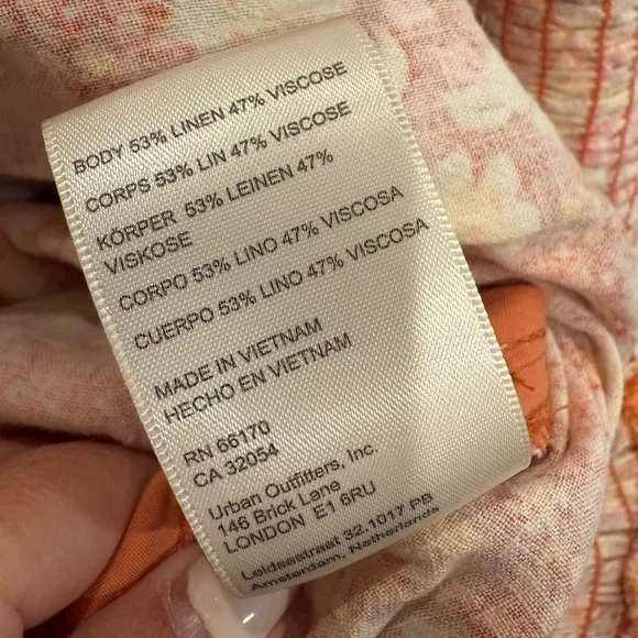 FREE PEOPLE Show‎ Me Love Romper in Orange size XS - Image 9