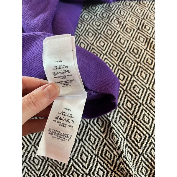 Lauren Ralph Lauren Purple Long Sleeve Top Women Size Large - Image 7