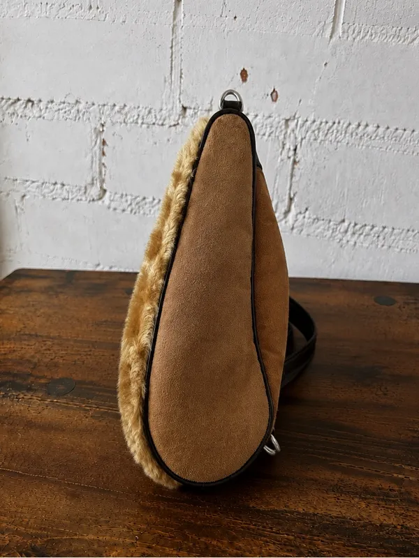 UGG Australia Genuine Shearling Suede 3-in-1 Convertible Bag Backpack Crossbody - Image 10