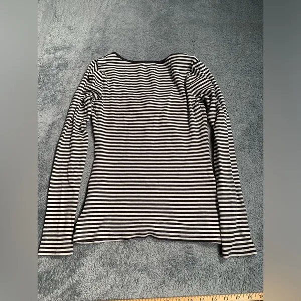Madewell Striped long sleeve Top small - Image 10