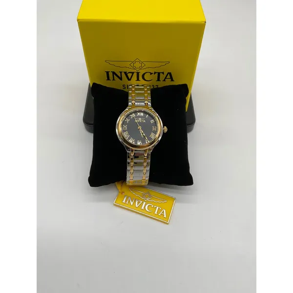 Invicta‎ Wildflower 48233 Womens 32mm Two Tone Stainless Steel Black Dial Watch - Image 6