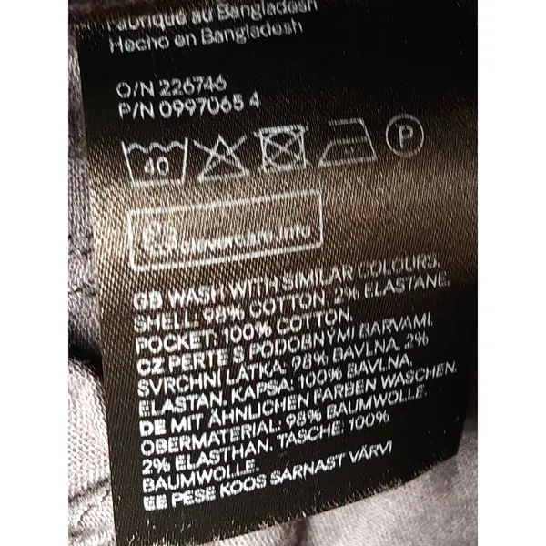 Womens H&M Cargo Jogger Pants Black XS - Image 7