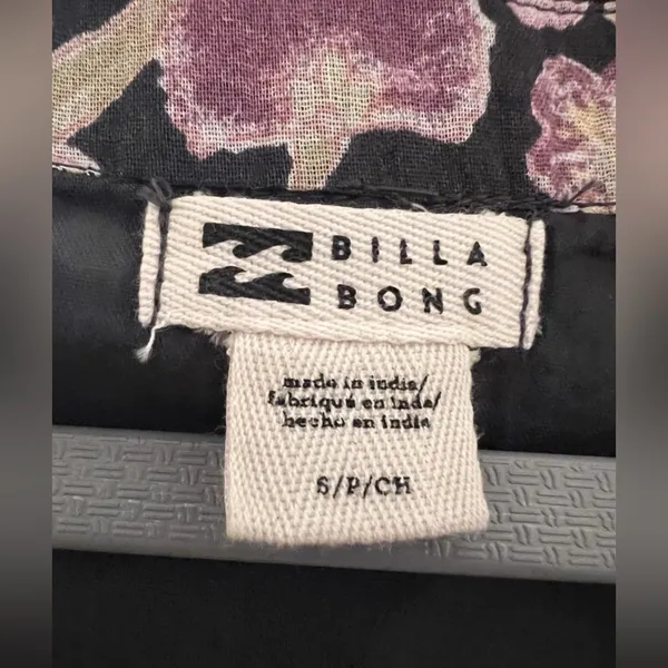 Billabong Long Balloon Sleeve‎ Maxi Dress Fairy Bohemian Floral Peasant Milkmaid - Image 6