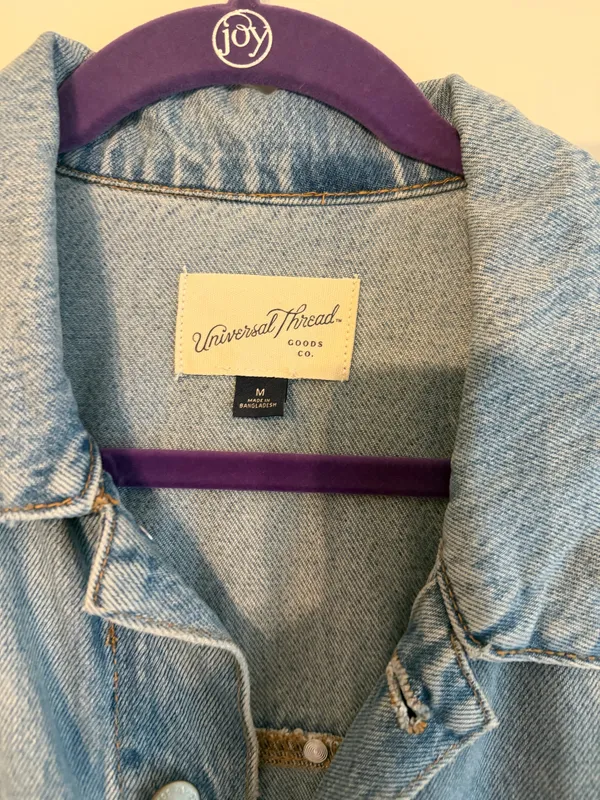 Universal Threads Studded Denim Jacket - Image 5