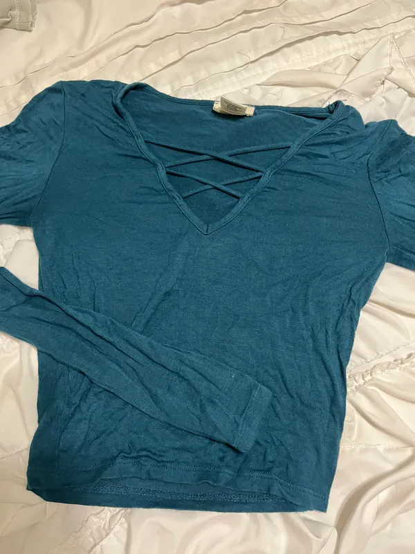 Long Sleeve Blue Size XS - Image 3