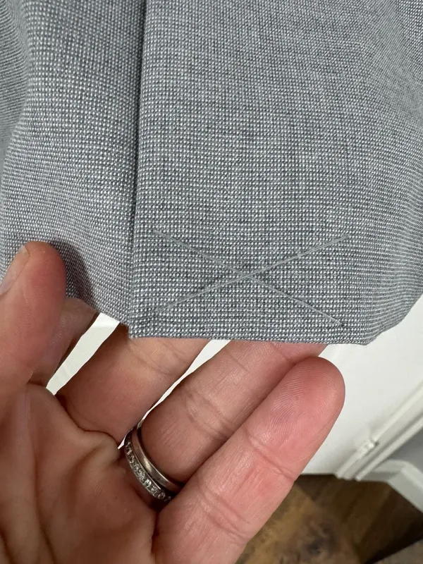 ZARA BASIC COLLECTION Grey One-Button Structured Blazer Size 4 - Image 5