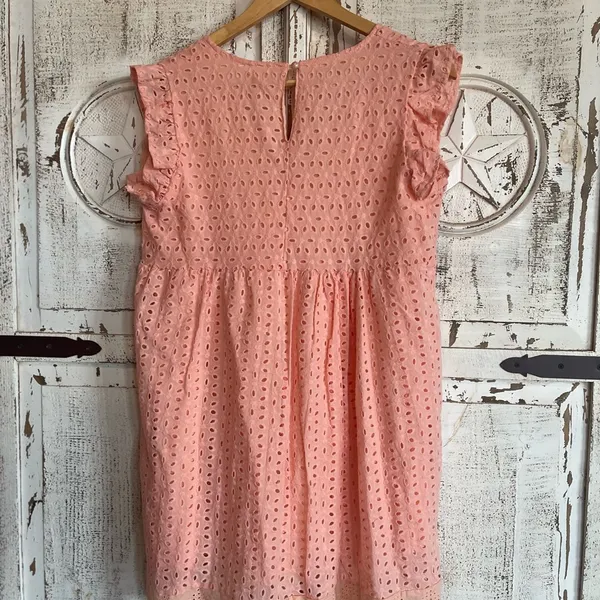 Peach Spring Dress Pink Size M - Image 5