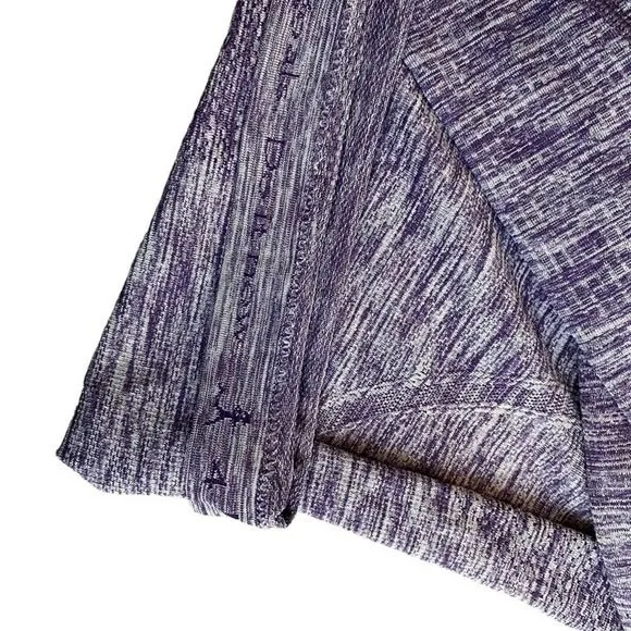 Lululemon Swiftly Tech Long Sleeve Crew Size 4‎ Space Dye Heathered Purple Fog - Image 2