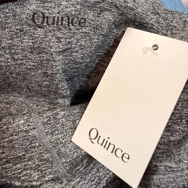 Quince Ultra-Soft High-Rise Pocket Legging Heather Grey DKBIZ01 Small NWT - Image 8