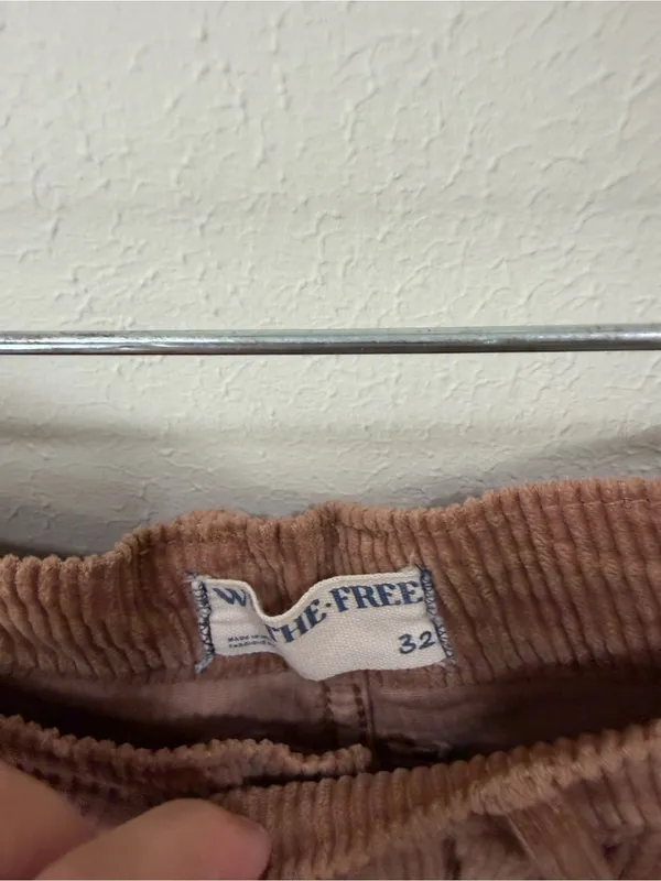 Free people Good Luck Mid-Rise Cord Barrel Jeans - Image 6