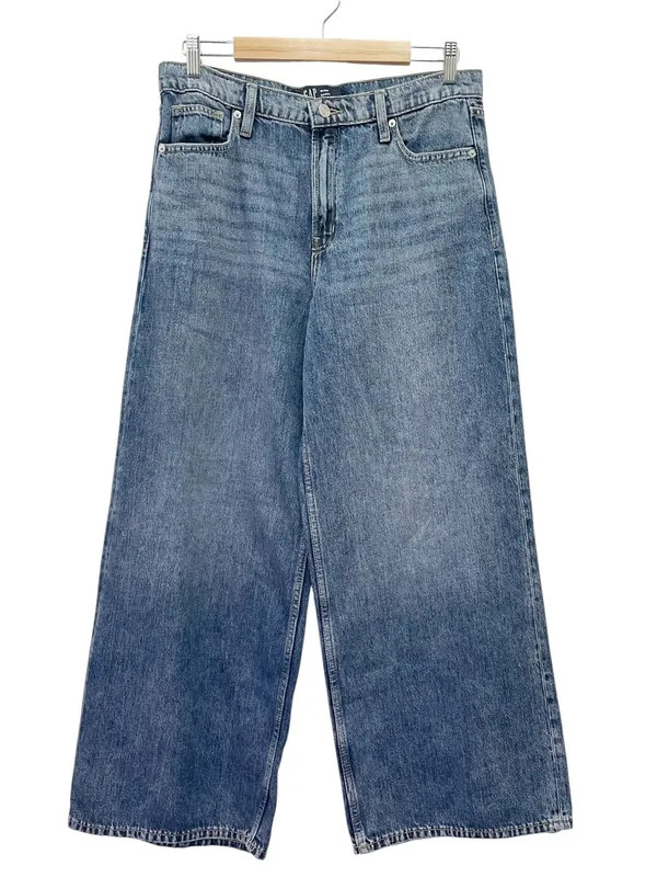 GAP Baggy Jeans Women’s Size 10/30R Dani Dark Wash Wide Leg Cotton Lyocell - Image 2