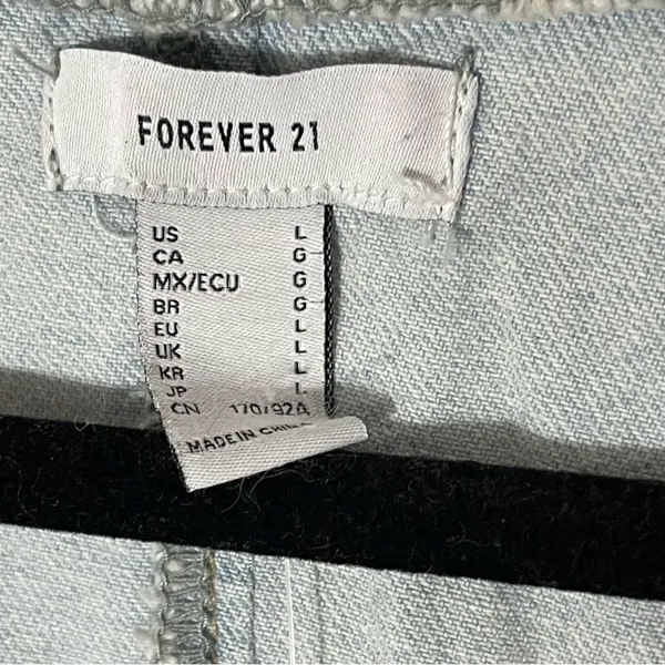 Forever 21 Blue Buttoned Bustier Tank Top - Image 5