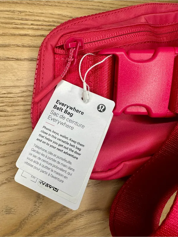 NWT Lululemon Athletica Everywhere Belt Bag 1L Fuchsia Pink - Image 8
