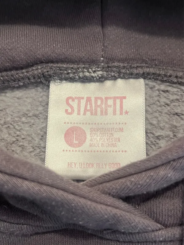 Starfit Hoodie Gray Size L - Image 4