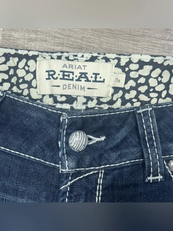 Ariat REAL Denim Low Rise Rosy Bootcut Jeans Size 31S - Image 4