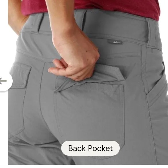 REI Co-op Screeline Gray Lightweight Outdoor Hiking Pants - Image 15