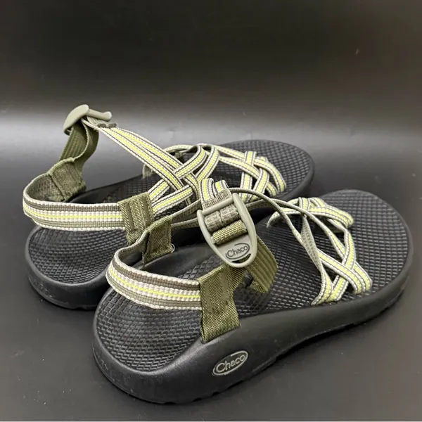 Chacos CHACO ZX/2 Classic Pully Olive/Lime Zesty Pattern Outdoor Hiking Sandals Size 9 - Image 4