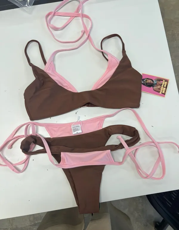 Strawberry Milk Mob Double Dip Bikini Size M - Image 3