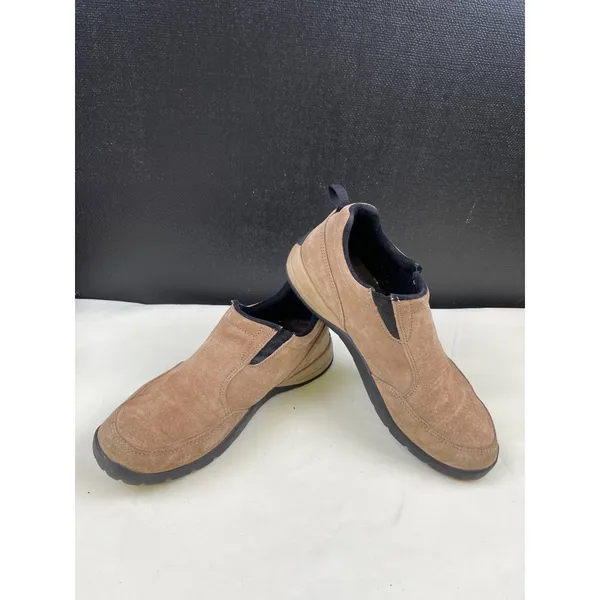Cabelas Women's Tan Suede Slip on Shoes/ Loafers Size 8 SKU 4979 - Image 3