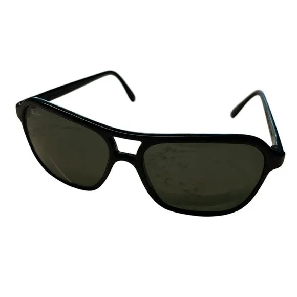Ray-Ban Vintage State Side Aviator Sunglasses Black‎ Classic Summer Vacation - Image 2