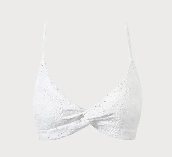 Berlook Textured Twist Bralette Bikini Top and Textured Tie Bikini Bottom 50 - Image 8