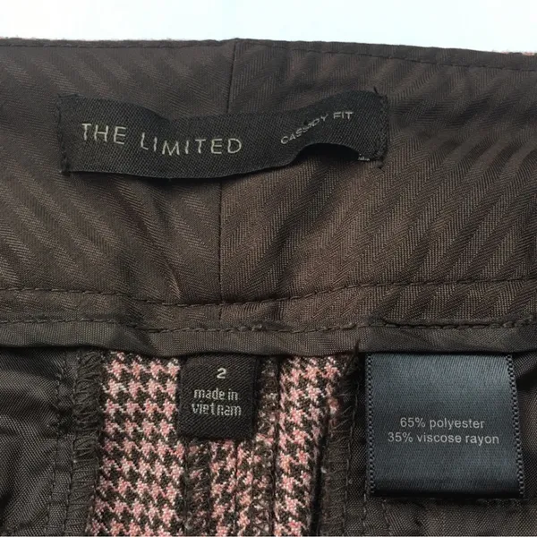 The Limited Cassidy Fit Houndstooth Straight Leg Pant Size 2‎ - Image 6