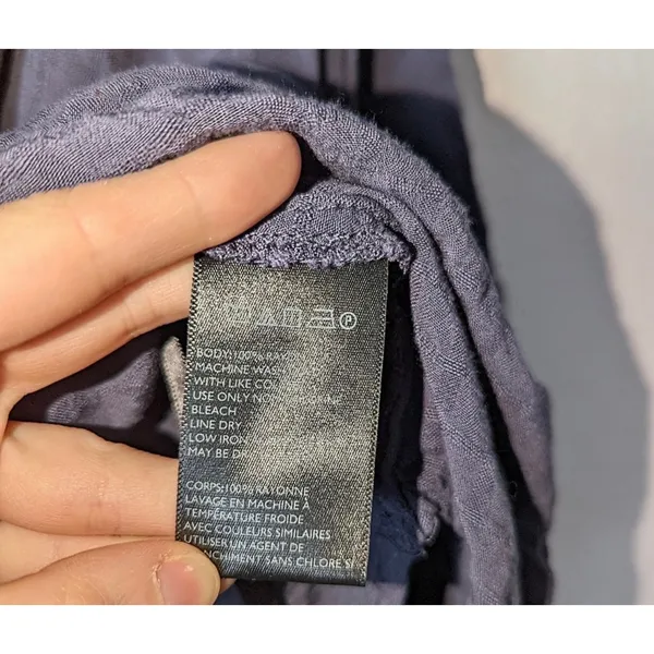 Kimchi Blue Urban Outfitters Blue Lightweight Slouchy Pullover Blouse Size XS - Image 6