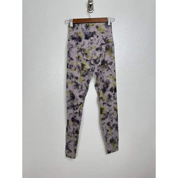 Lululemon Align High-Rise Pant 28 Diamond Dye Light Sage Medium Olive Size‎ 6 - Image 2