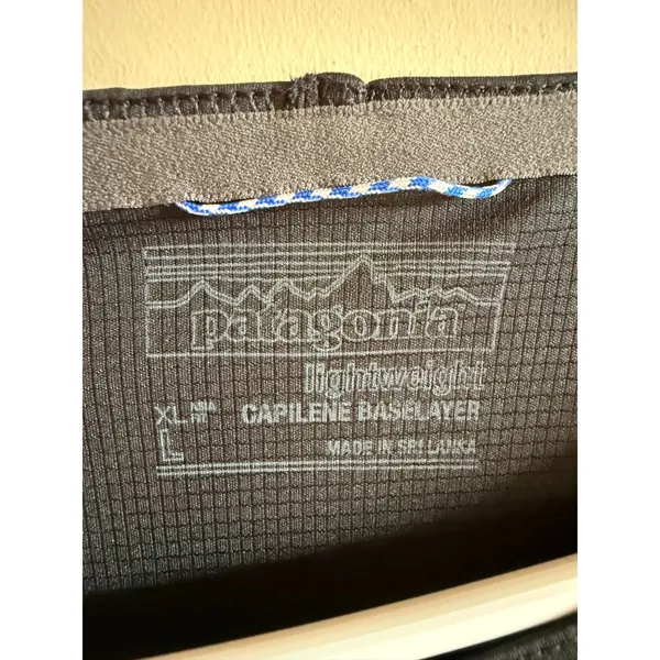 Patagonia‎ Lightweight Capilene Base Layer Long Sleeve Shirt Womens L - Image 2
